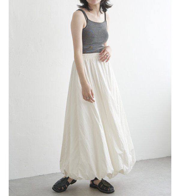 VENCE share style「パールタフタバルーンスカート」|スカート|