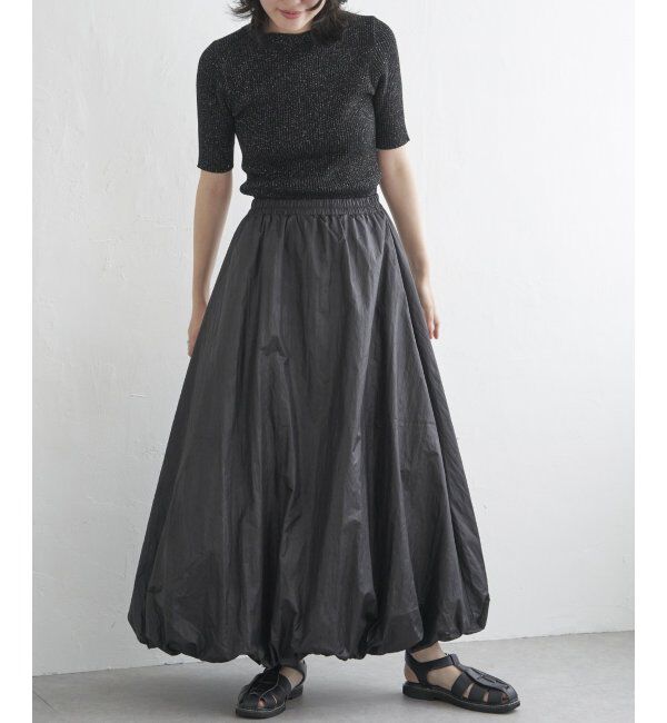VENCE share style「パールタフタバルーンスカート」|スカート|