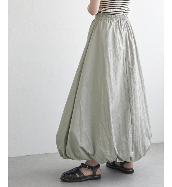 VENCE share style「パールタフタバルーンスカート」|スカート|