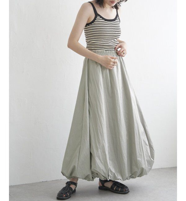 VENCE share style「パールタフタバルーンスカート」|スカート|