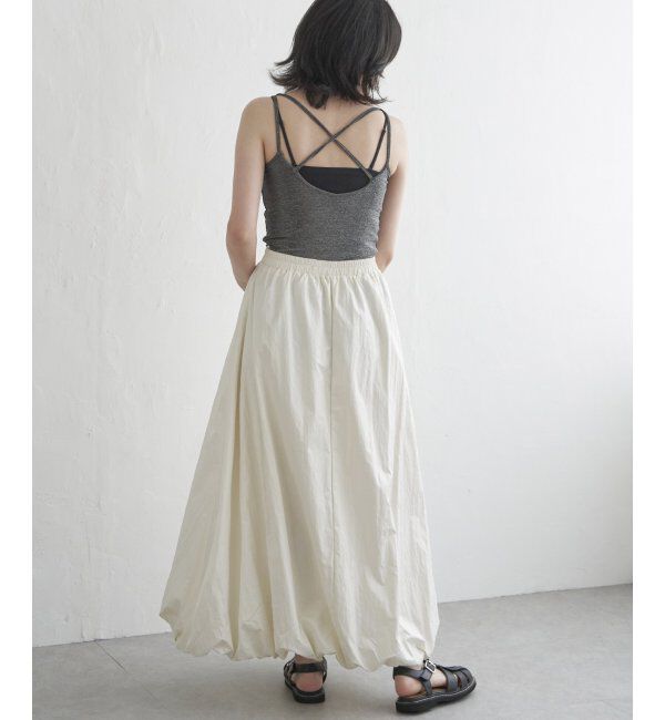 VENCE share style「パールタフタバルーンスカート」|スカート|