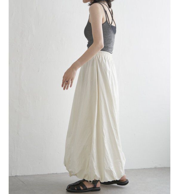VENCE share style「パールタフタバルーンスカート」|スカート|
