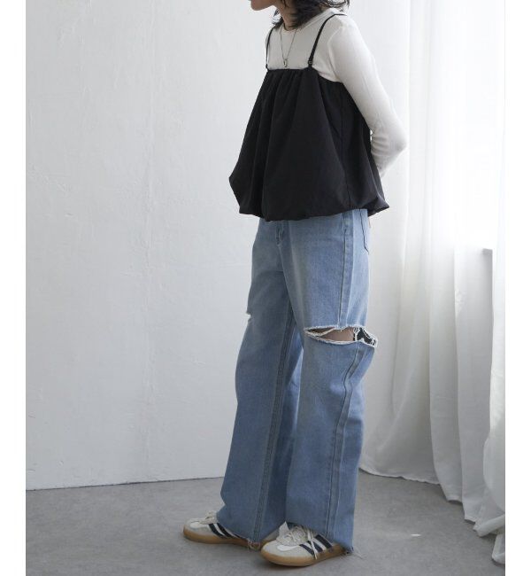 VENCE share style「ナイロンバルーン2WAY」|タンクトップ|