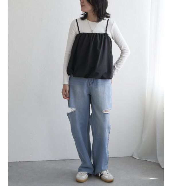 VENCE share style「ナイロンバルーン2WAY」|タンクトップ|