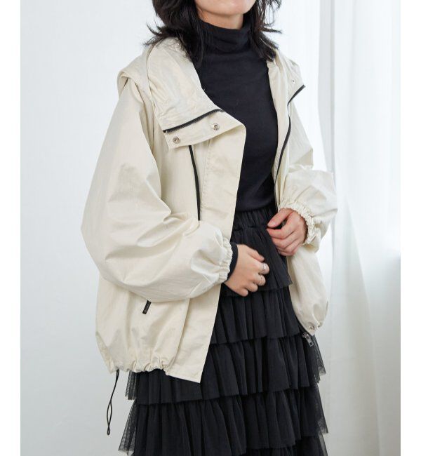 VENCE share style「パールタフタマウンテンパーカー」|ブルゾン・スタジャン|