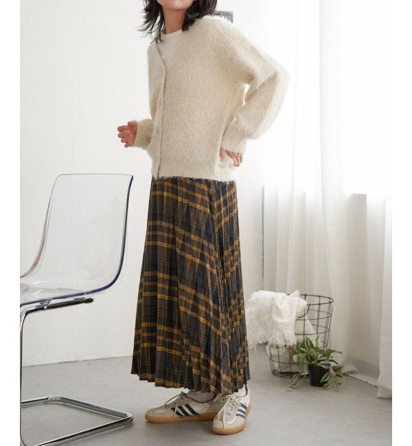 VENCE share style「ラメシャギーカーディガン」|カーディガン|