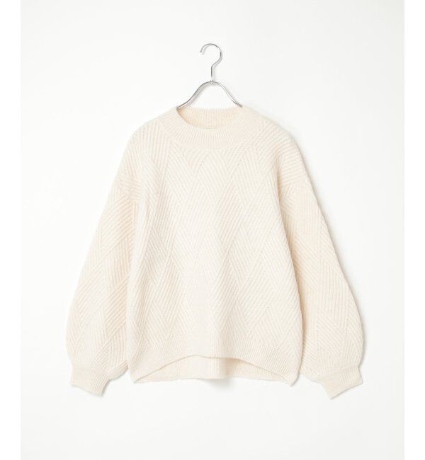 VENCE share style「ブークレダイヤ柄ニット」|ニット・セーター|