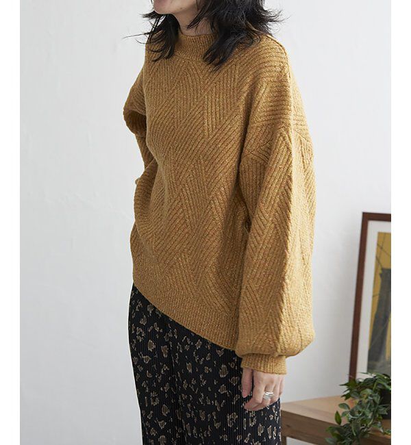 VENCE share style「ブークレダイヤ柄ニット」|ニット・セーター|