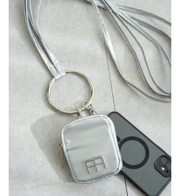 VENCE share style「ポーチ付きラインストラップ」|ネックレス|シルバー