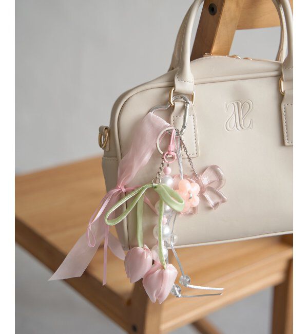 VENCE share style「パステルチューリップチャーム」|その他|ピンク