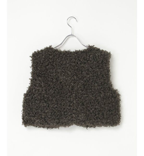 VENCE share style「プードルファーショートベスト」|その他|