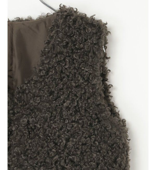 VENCE share style「プードルファーショートベスト」|その他|