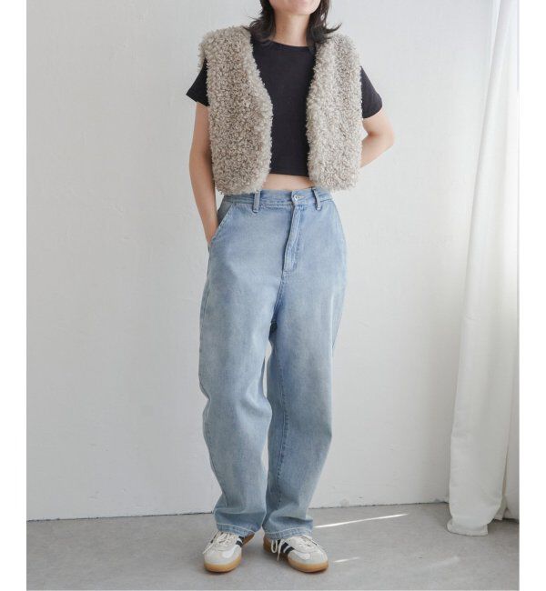 VENCE share style「プードルファーショートベスト」|その他|