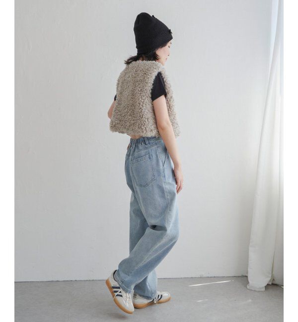 VENCE share style「プードルファーショートベスト」|その他|