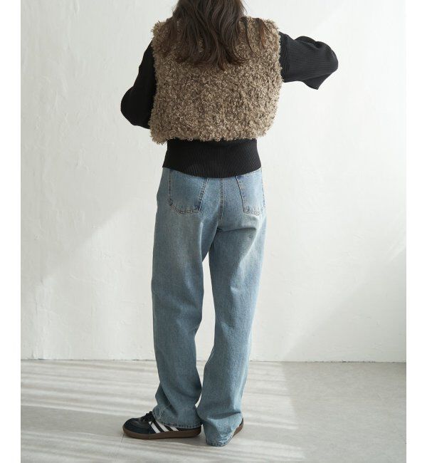 VENCE share style「プードルファーショートベスト」|その他|