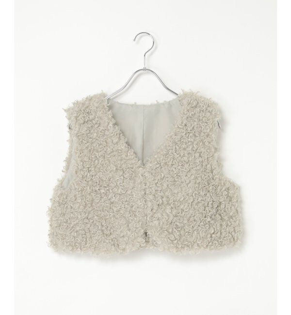 VENCE share style「プードルファーショートベスト」|その他|
