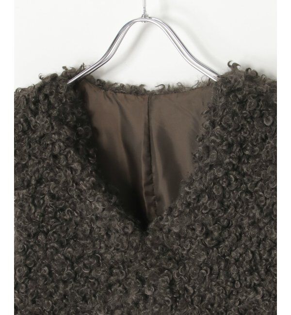 VENCE share style「プードルファーショートベスト」|その他|