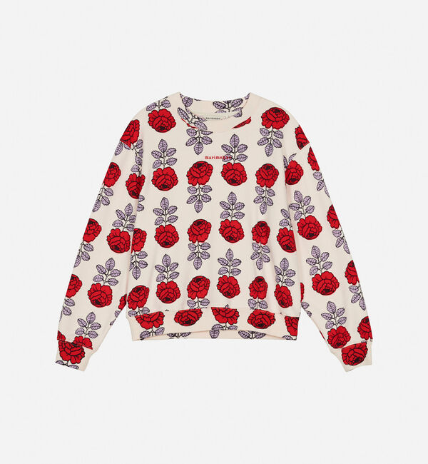 Marimekko「Leiot Vihkiruusu スウェット」|シャツ・ブラウス|
