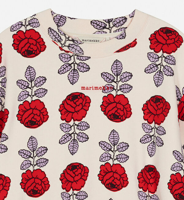 Marimekko「Leiot Vihkiruusu スウェット」|シャツ・ブラウス|