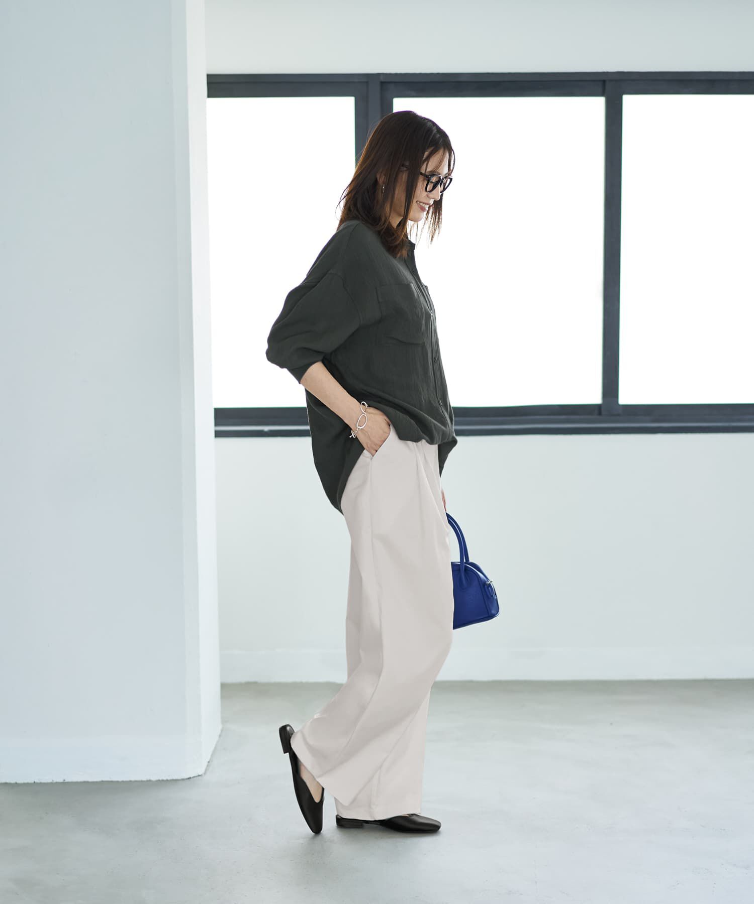 STYLE DELI「【LUXE】前裾イン風ワザあり2WAYシャツ」|シャツ・ブラウス|