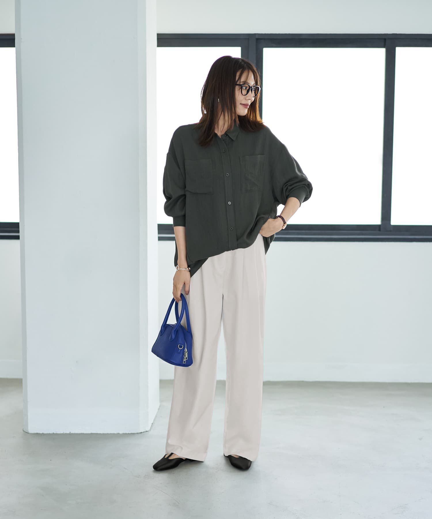 STYLE DELI「【LUXE】前裾イン風ワザあり2WAYシャツ」|シャツ・ブラウス|