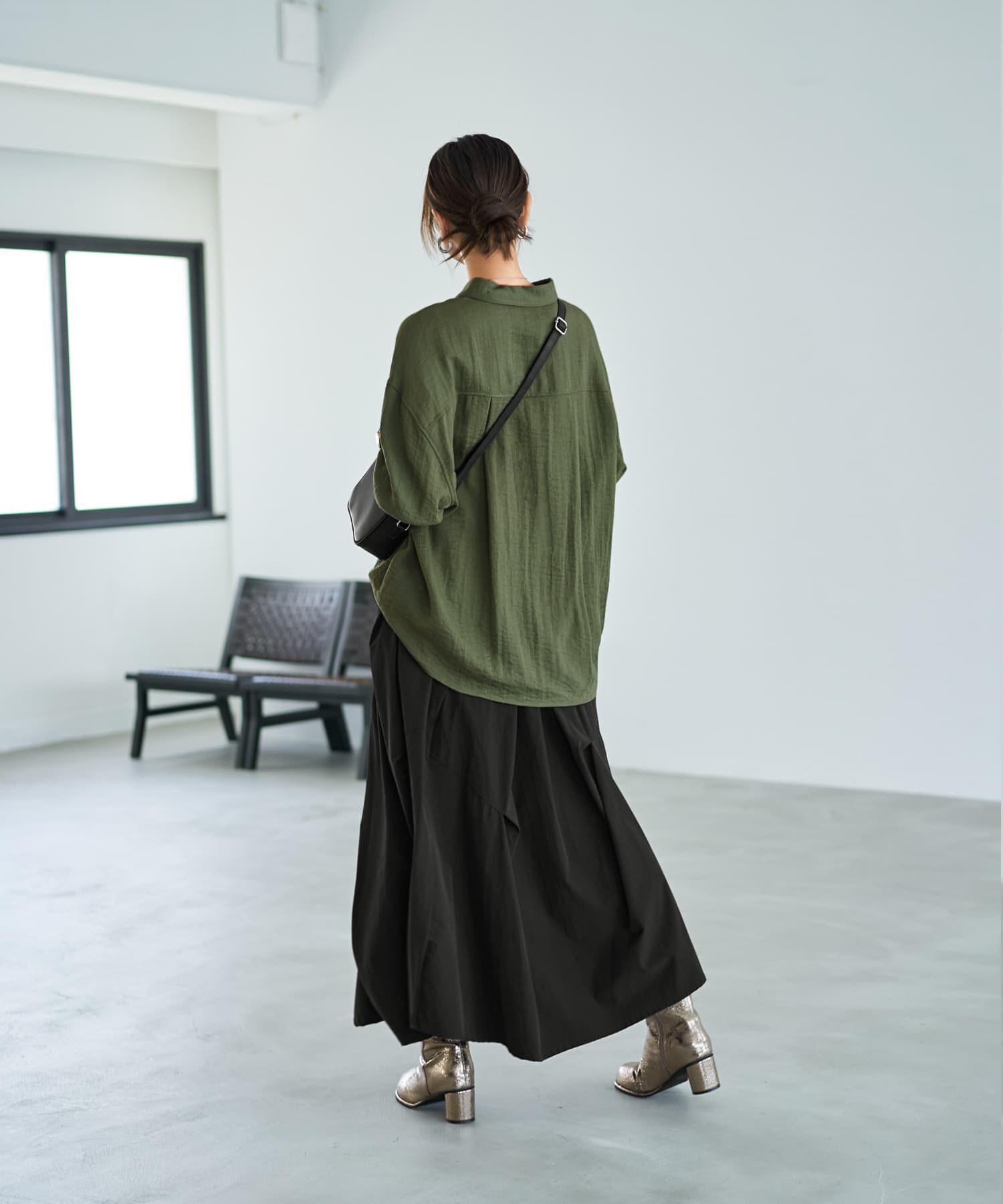 STYLE DELI「【LUXE】前裾イン風ワザあり2WAYシャツ」|シャツ・ブラウス|