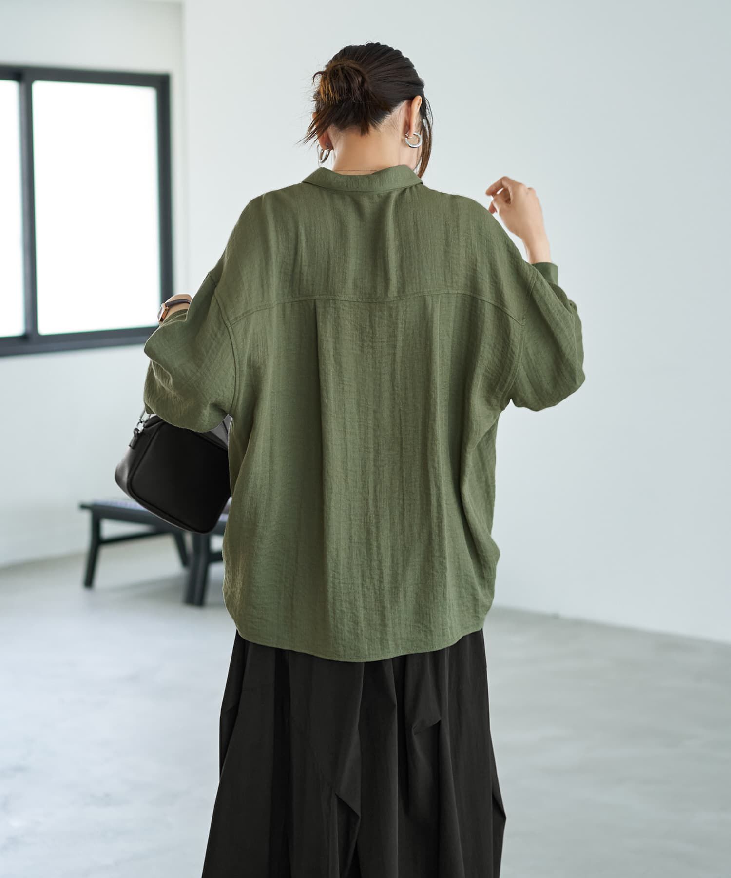 STYLE DELI「【LUXE】前裾イン風ワザあり2WAYシャツ」|シャツ・ブラウス|