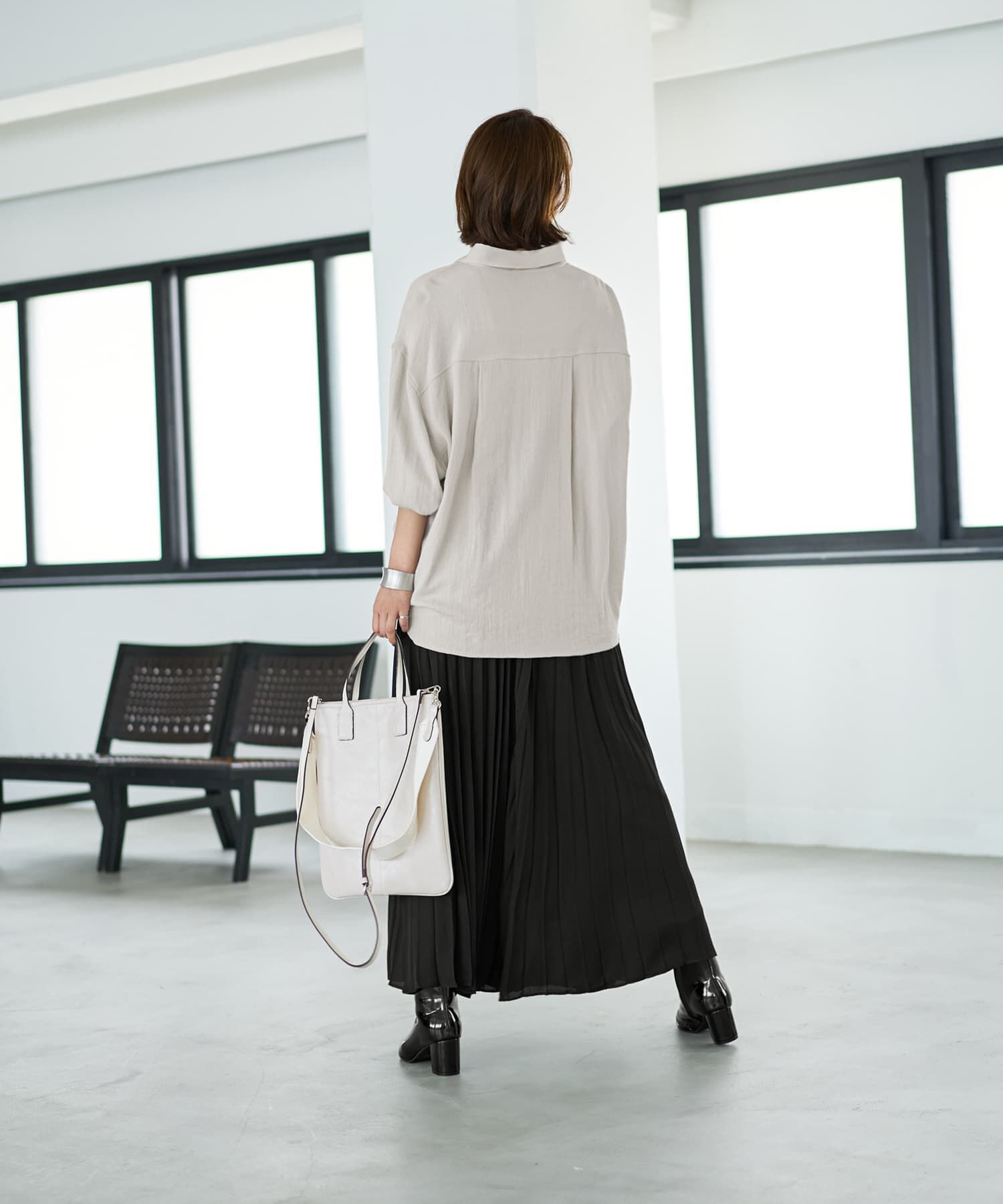 STYLE DELI「【LUXE】前裾イン風ワザあり2WAYシャツ」|シャツ・ブラウス|