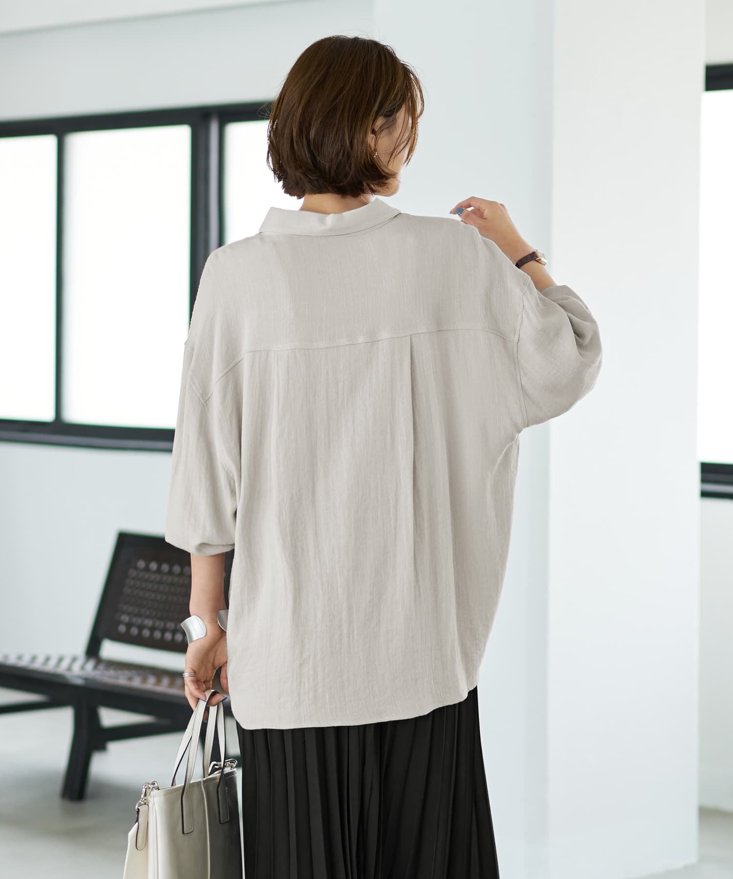 STYLE DELI「【LUXE】前裾イン風ワザあり2WAYシャツ」|シャツ・ブラウス|