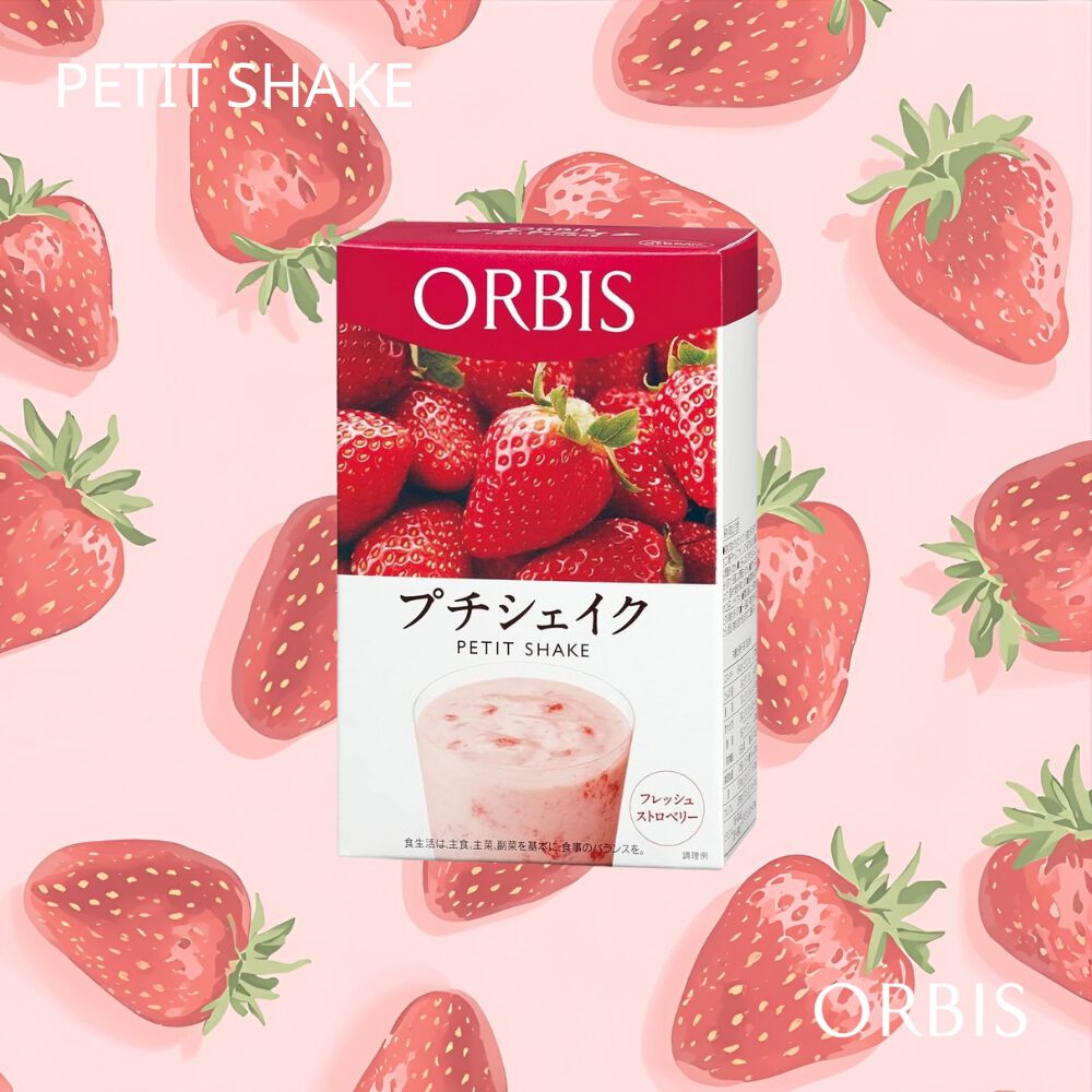 ORBIS「プチシェイク 100g&times;7食分」|健康・美容食品 ※軽減税率対象|ﾌﾚｯｼｭｽﾄﾛﾍﾞﾘｰ