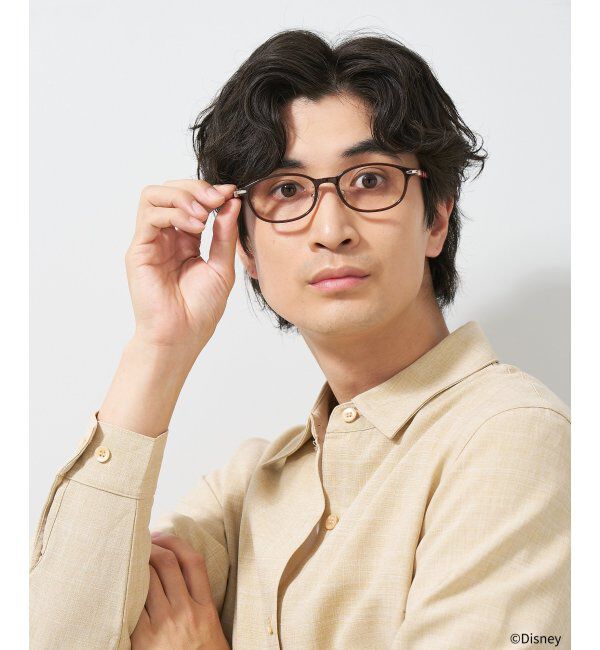  「ウェリントン型 メガネ Disney PRINCESS 白雪姫 (カジュアルライン) ディズニープリンセス レンズ交換券付」|メガネ|