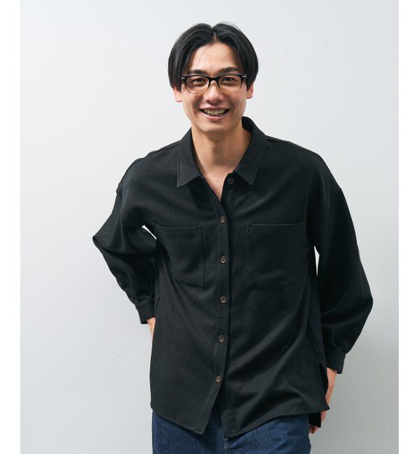  「ウェリントン型 メガネ | レザー調 ラバーテンプル ズレ落ち防止 メンズ ビジネス レンズ交換券付」|メガネ|