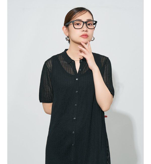  「ウェリントン型 メガネ | レザー調 ラバーテンプル 眼鏡 伊達メガネ 度付き CLASSIC レンズ交換券付」|メガネ|