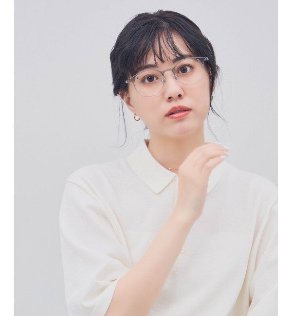  「ボストン型 メガネ｜クリアカラー｜伊達メガネ 度付きメガネ｜ユニセックス  レンズ交換券付」|メガネ|