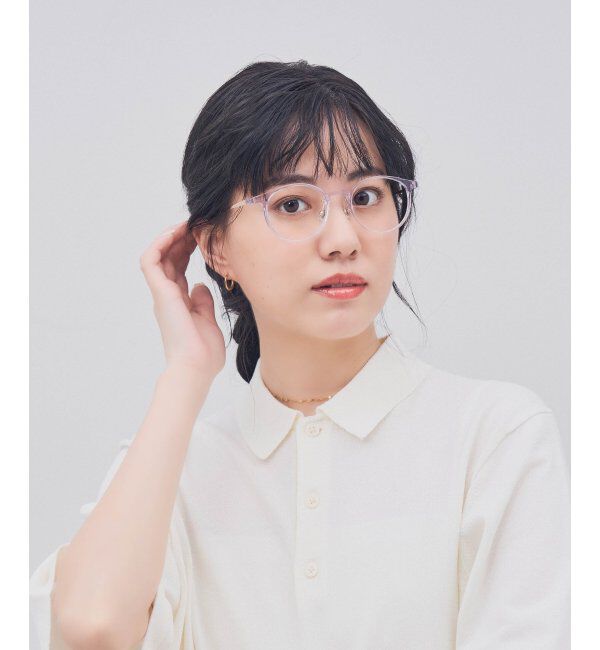  「ボストン型 メガネ｜クリアカラー｜伊達メガネ 度付きメガネ｜ユニセックス  レンズ交換券付」|メガネ|