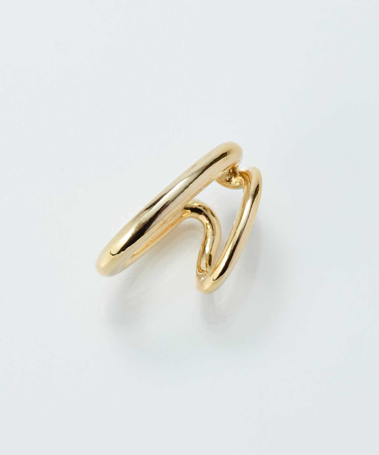 Phoebe「【金属アレルギー対応】ダブルシャインイヤーカフ　ゴールド/ニッケルフリー」|イヤーカフ|