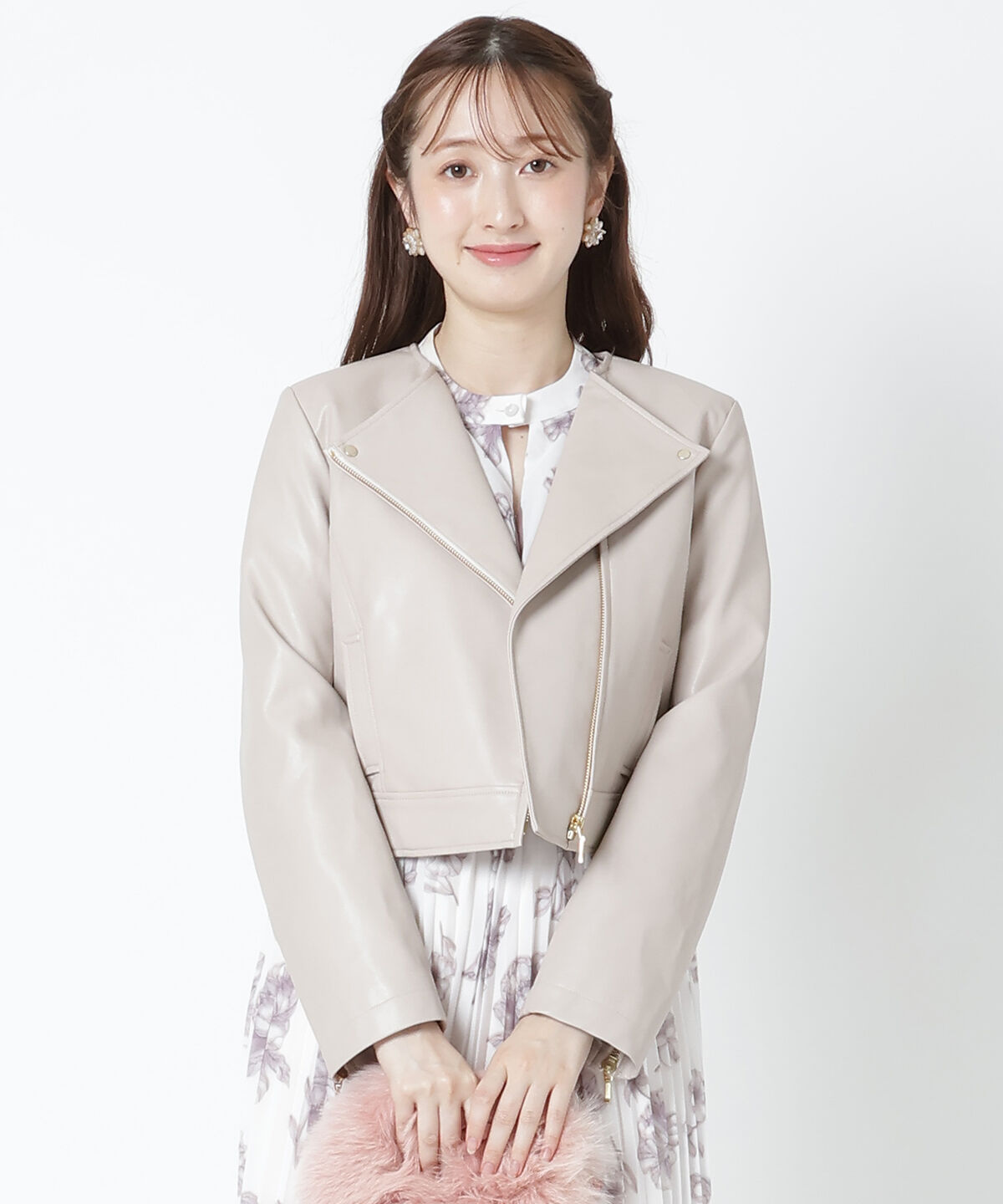 WILLSELECTION「ノーカラーライダースジャケット」|ライダースジャケット|