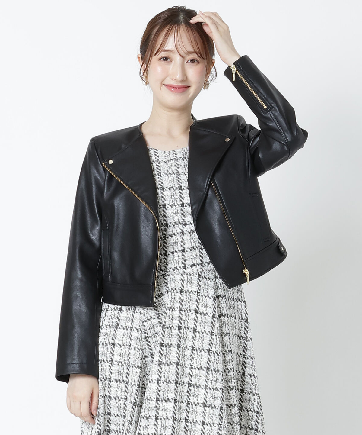 WILLSELECTION「ノーカラーライダースジャケット」|ライダースジャケット|