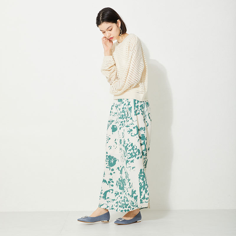 ORiental TRaffic「【アウトレット価格】メタリックヒールビジューパンプス/31126」|パンプス|