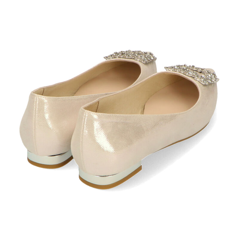 ORiental TRaffic「【アウトレット価格】メタリックヒールビジューパンプス/31126」|パンプス|