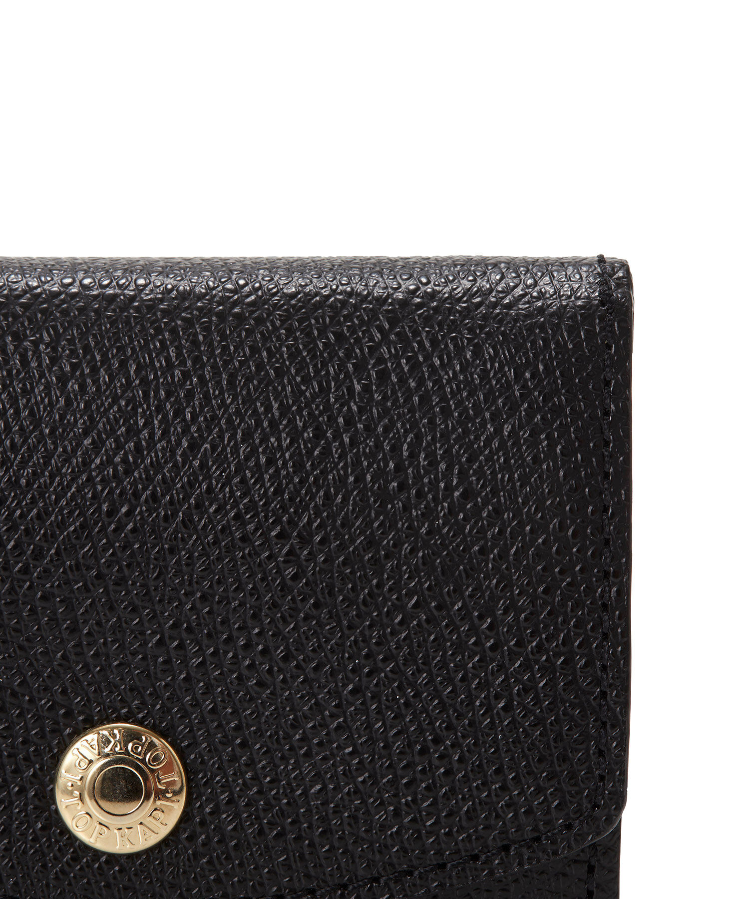 TOPKAPI 「[TOPKAPI]トプカピ 角シボ型押し・ラウンドフラップ  三つ折り 財布 COLORATO コロラート」|財布|