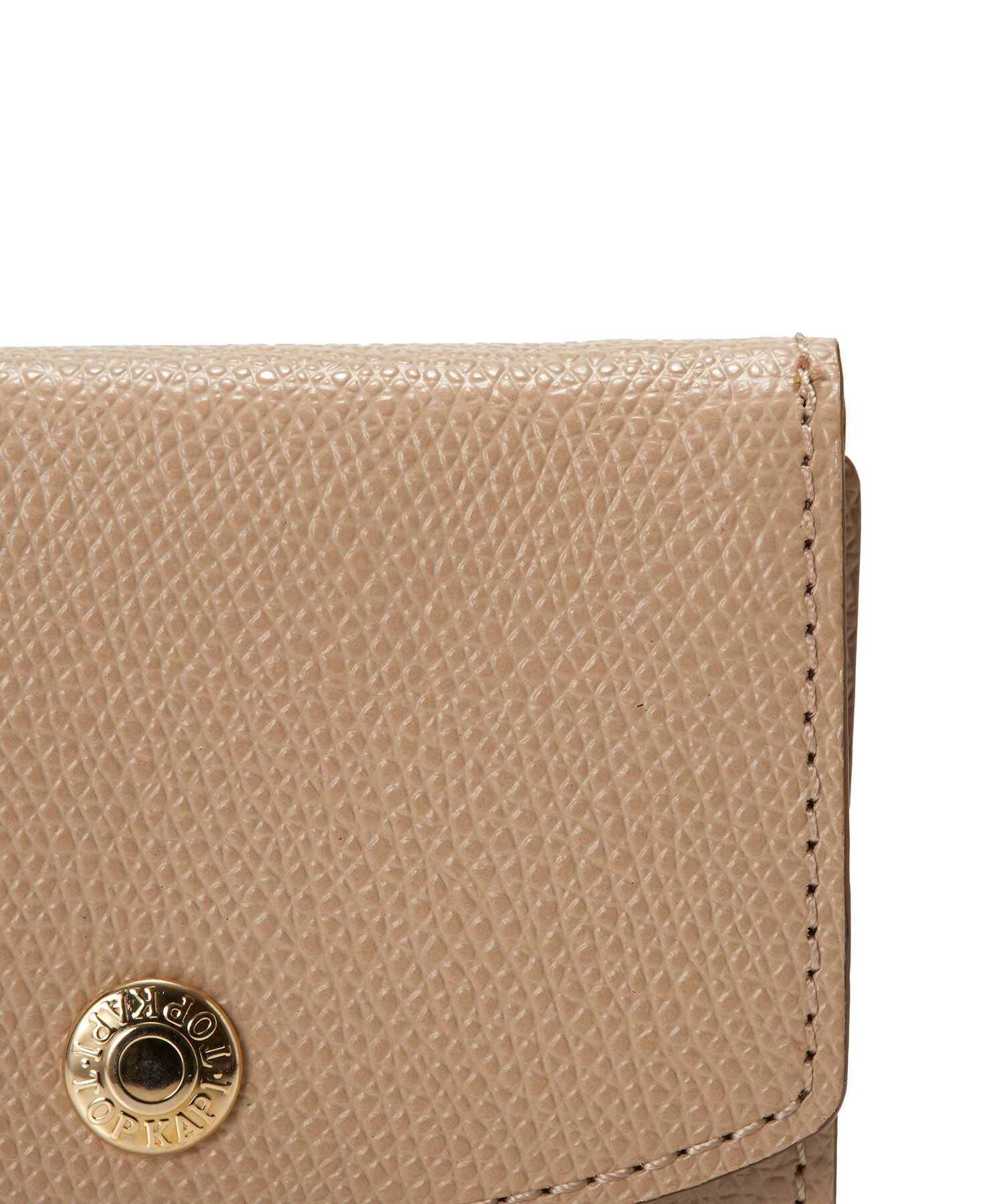 TOPKAPI 「[TOPKAPI]トプカピ 角シボ型押し・ラウンドフラップ  三つ折り 財布 COLORATO コロラート」|財布|