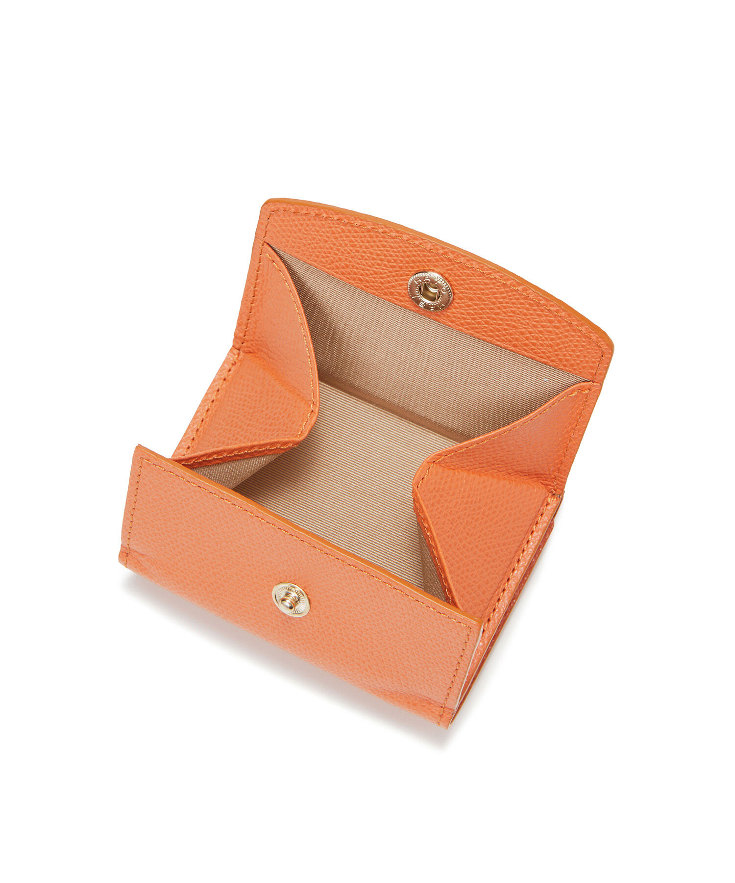 TOPKAPI 「[TOPKAPI]トプカピ 角シボ型押し・ラウンドフラップ  三つ折り 財布 COLORATO コロラート」|財布|