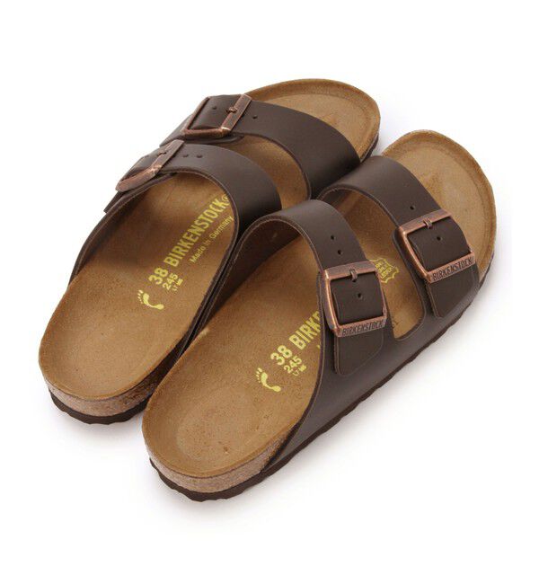 BIRKENSTOCK「【ビルケンシュトック】アリゾナ/ダークブラウン ナチュラルレザー/サンダル メンズ レディース」|サンダル|