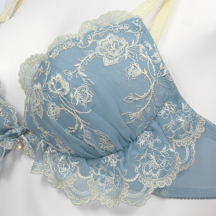 intesucre「アンテシュクレ 毎日フィットブラ Wパッドボリュームタイプ ブラセット B-Eカップ IBT382S」|インナー|