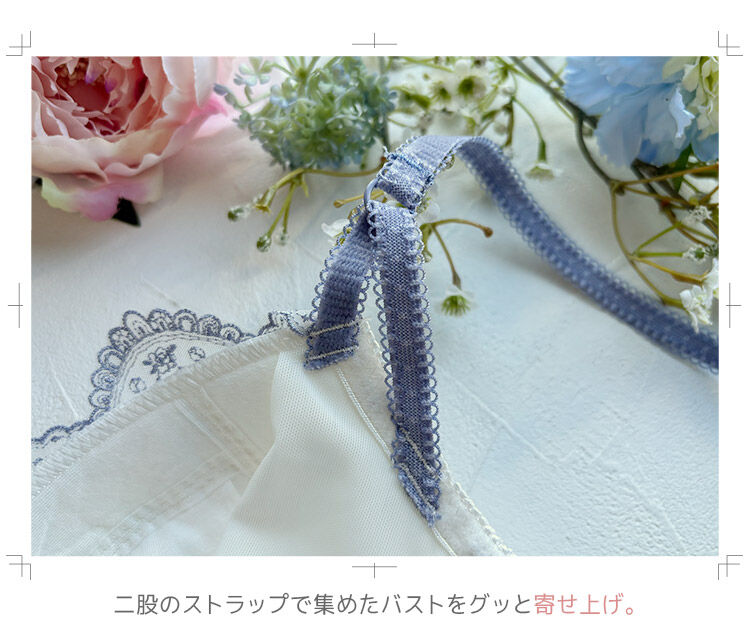 intesucre「アンテシュクレ 毎日フィットブラ Wパッドボリュームタイプ ブラセット B-Eカップ IBT382S」|インナー|