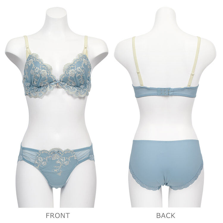 intesucre「アンテシュクレ 毎日フィットブラ Wパッドボリュームタイプ ブラセット B-Eカップ IBT382S」|インナー|