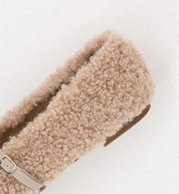 UNITED ARROWS「フェイクファー フラットパンプス」|パンプス|