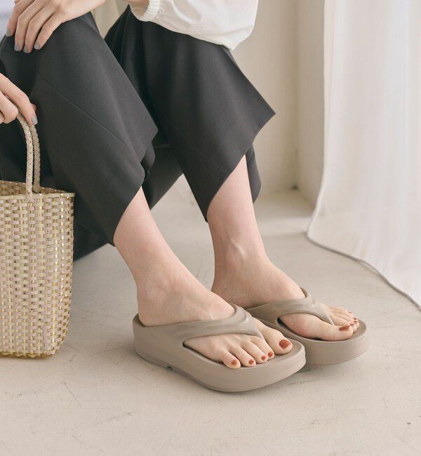 BEAUTY&YOUTH UNITED ARROWS「＜OOFOS＞OOmega サンダル」|サンダル|BEIGE