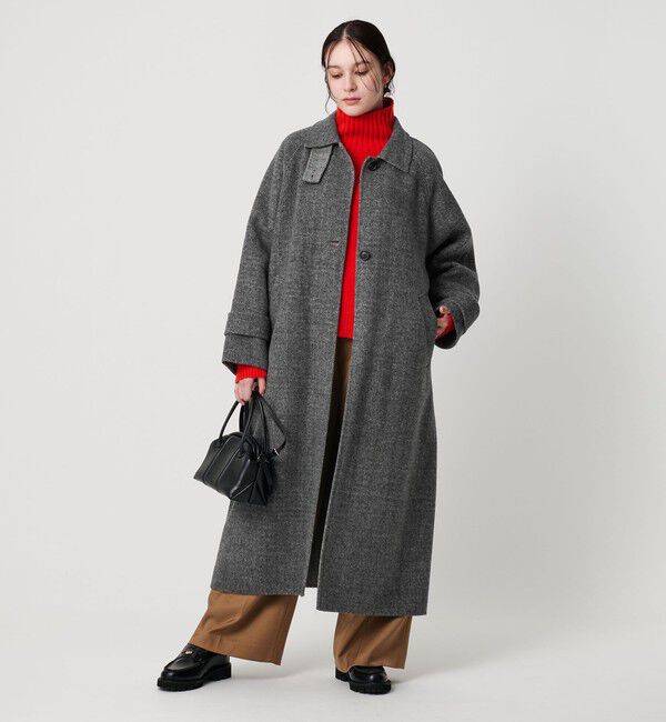BEAUTY&YOUTH UNITED ARROWS「リバー ステンカラー ロングコート/ヘリンボーン」|その他|
